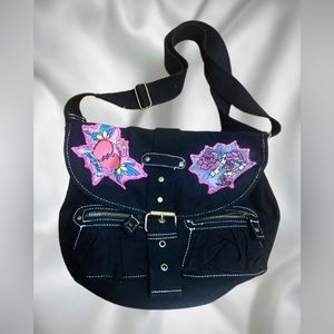 Custom Y2K Emo Scene Buckled Shoulder or Crossbody Bag